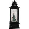 Clayre & Eef Lanterne Décorative Père Noël 10x10x28 cm
