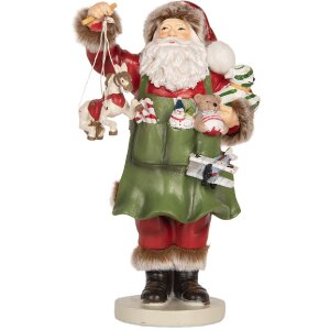 Clayre & Eef Père Noël Décoration 13x9x23 cm