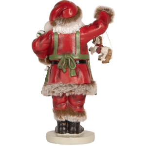 Clayre & Eef Père Noël Décoration 13x9x23 cm