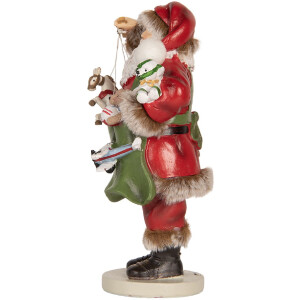 Clayre & Eef Père Noël Décoration 13x9x23 cm