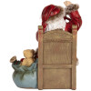 Clayre & Eef 6PR5749 Décoration Père Noël Rouge 16x13x19 cm