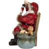 Clayre & Eef 6PR5749 Décoration Père Noël Rouge 16x13x19 cm
