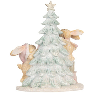 Clayre & Eef Lapin décoratif LED 14x8x16 cm