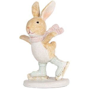Clayre & Eef Décoration Lapin 6x5x10 cm