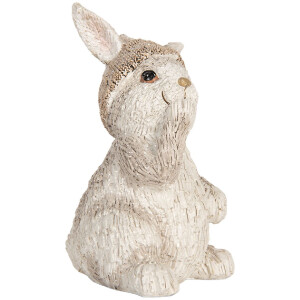 Clayre & Eef 6PR5891 Lapin Décoratif 9x9x14 cm