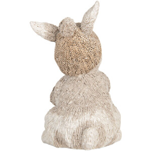 Clayre & Eef 6PR5891 Lapin Décoratif 9x9x14 cm