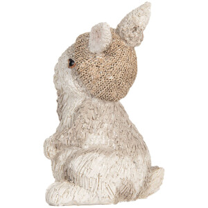Clayre & Eef 6PR5891 Lapin Décoratif 9x9x14 cm
