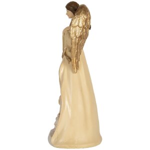 Clayre & Eef 6PR5894 Groupe de Noël 15x12x31 cm Beige-Doré