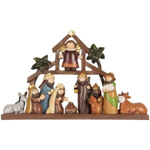 Clayre & Eef 6PR5895 Groupe de Noël 32x5x20 cm