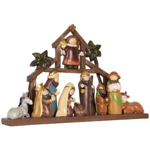 Clayre & Eef 6PR5895 Groupe de Noël 32x5x20 cm