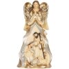 Clayre & Eef Groupe de Noël 16x13x31 cm Beige & Blanc