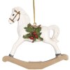 Clayre & Eef Décoration Suspendue Cheval à Bascule 12x4x11 cm