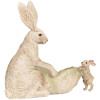 Lapin Décoratif avec Bol Clayre & Eef 29x14x26 cm