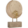 Clayre & Eef 6PR5909 Paire Assise sur Lune 18x5x26 cm Beige Doré