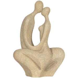 Clayre & Eef Couple Assis Beige 16x8x25 cm