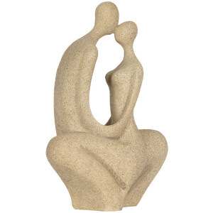 Clayre & Eef Couple Assis Beige 16x8x25 cm