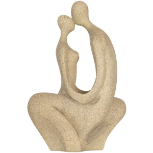 Clayre & Eef Couple Assis Beige 16x8x25 cm