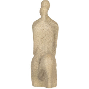 Clayre & Eef Couple Assis Beige 16x8x25 cm