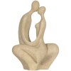 Clayre & Eef Couple Assis Beige 16x8x25 cm