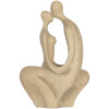 Clayre & Eef Couple Assis Beige 16x8x25 cm