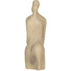 Clayre & Eef Couple Assis Beige 16x8x25 cm