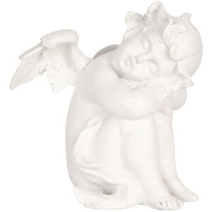 Clayre & Eef 6PR5914 Set de 4 Anges Décoratifs 16x14x19 cm