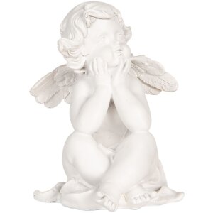 Clayre & Eef 6PR5914 Set de 4 Anges Décoratifs 16x14x19 cm