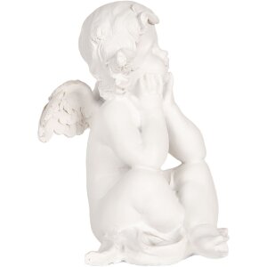 Clayre & Eef 6PR5914 Set de 4 Anges Décoratifs 16x14x19 cm