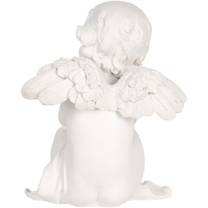 Clayre & Eef 6PR5914 Set de 4 Anges Décoratifs 16x14x19 cm