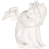 Clayre & Eef 6PR5914 Set de 4 Anges Décoratifs 16x14x19 cm