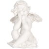 Clayre & Eef 6PR5914 Set de 4 Anges Décoratifs 16x14x19 cm