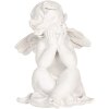 Clayre & Eef 6PR5914 Set de 4 Anges Décoratifs 16x14x19 cm