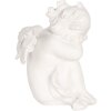 Clayre & Eef 6PR5914 Set de 4 Anges Décoratifs 16x14x19 cm