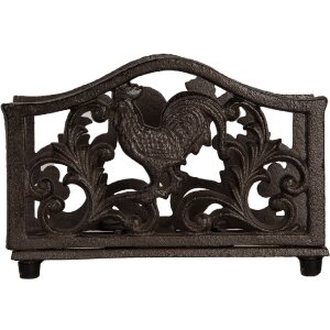 Clayre & Eef 6Y5755 Porte-serviettes 17x6x12 cm Marron