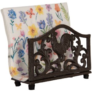 Clayre & Eef 6Y5755 Porte-serviettes 17x6x12 cm Marron