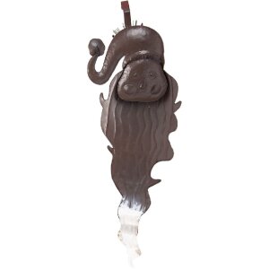 Clayre & Eef Décoration Murale Père Noël 30x10x79 cm Blanc Rouge