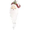Clayre & Eef Décoration Murale Père Noël 30x10x79 cm Blanc Rouge