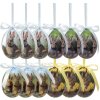 Clayre & Eef 65904 Décoration Suspendue Œufs (Set de 12) Ø 4x5 cm