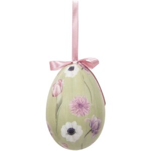 Clayre & Eef 65907 Décoration Suspendue Œufs (Lot de 6) Ø 7x10 cm
