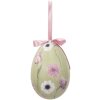 Clayre & Eef 65907 Décoration Suspendue Œufs (Lot de 6) Ø 7x10 cm