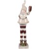 Clayre & Eef Père Noël Dolomite Beige/Rouge 30cm