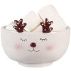 Clayre & Eef Tasse et Soucoupe Beige/Blanc 250ml Dolomite