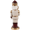 Clayre & Eef Casse-Noisette Décoration 9x7x26 cm Beige/Rouge