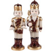 Clayre & Eef Casse-Noisette Décoration 9x7x26 cm Beige/Rouge