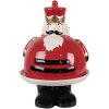 Clayre & Eef Bol Décoratif avec Couvercle 17x25 cm rouge