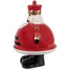 Clayre & Eef Bol Décoratif avec Couvercle 17x25 cm rouge