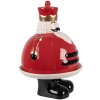 Clayre & Eef Bol Décoratif avec Couvercle 17x25 cm rouge