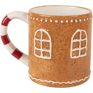 Clayre & Eef Mug avec couvercle 450ml 14x10x15cm