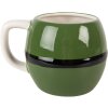 Clayre & Eef Mug Céramique 450ml Vert/Noir