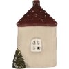 Clayre & Eef Déco Maison LED 7x6x10 cm Beige-Rouge
